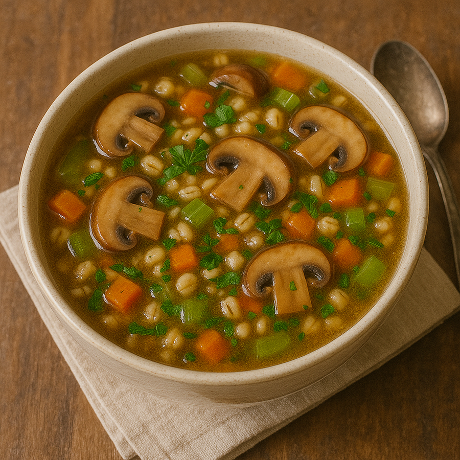 Mushroom Barley Soup, 16 oz